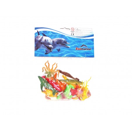 Bolsa con animales marinos