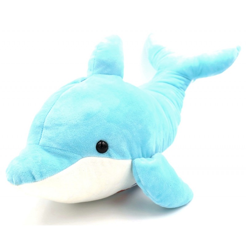 Zoomarine Dolphin stuffed toy in pink, blue or grey 22in