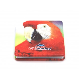 Pocket Mirror with Macaw