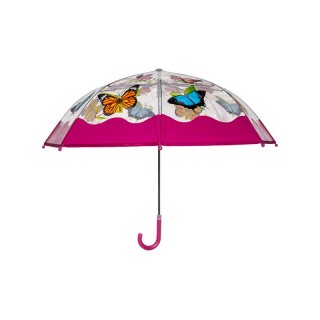 Kids umbrella with a butterfly pattern