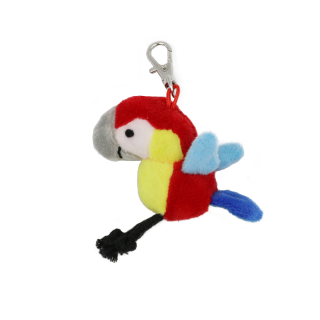 Red Macaw Keyring